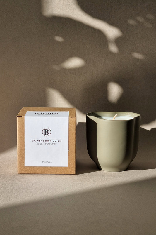 Bougie Jaspe | L'ombre du figuier